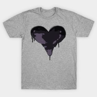 Dripping Purple Heart T-Shirt